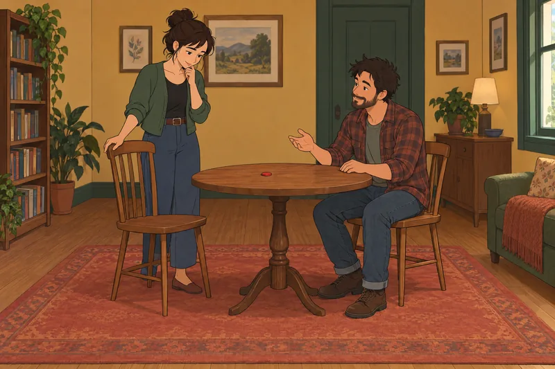 Una escena serena del cuestionario breve de Eysenck.