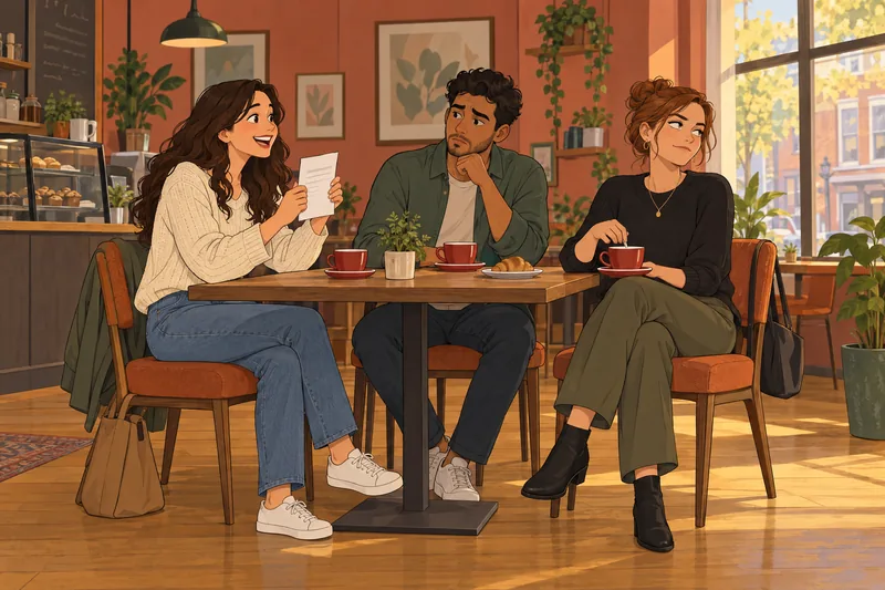 Fake Friend Quiz: forced smile at news