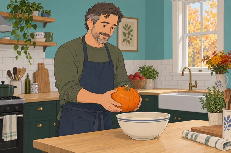 Este cuestionario sobre el otoño muestra una calabaza.