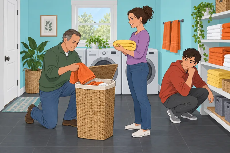 Family Adaptability and appears in shared laundry roles.