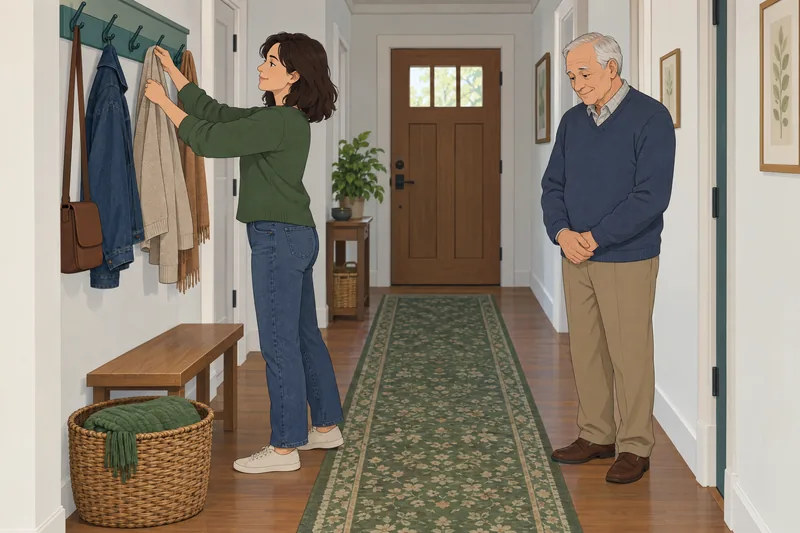 Ilustra valores familiares con cuidado intergeneracional.