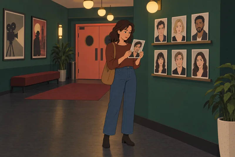 Famous Actors Quiz appears in a film archive.