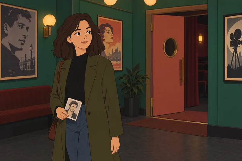 Quiz de actores aparece en un archivo cinematográfico.