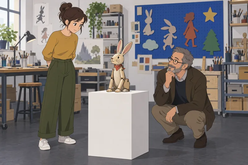 Famous Rabbits Quiz enters an animation workshop.