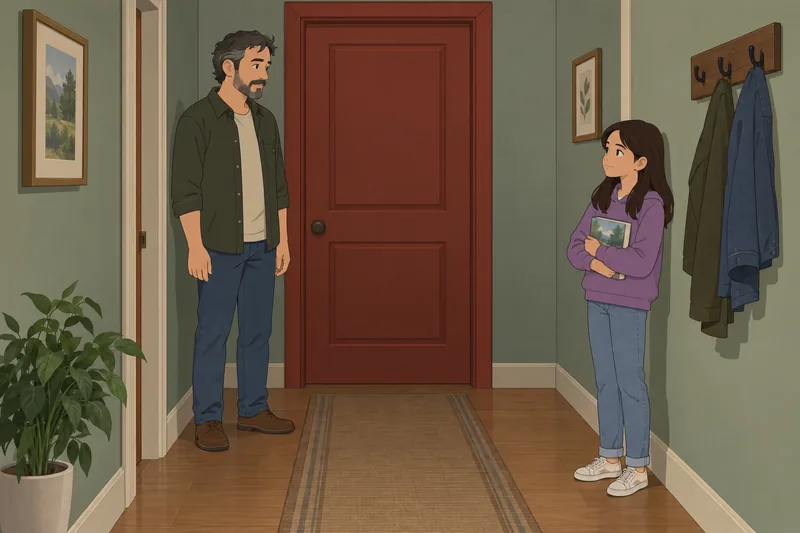presencia del padre muestra escucha paciente.