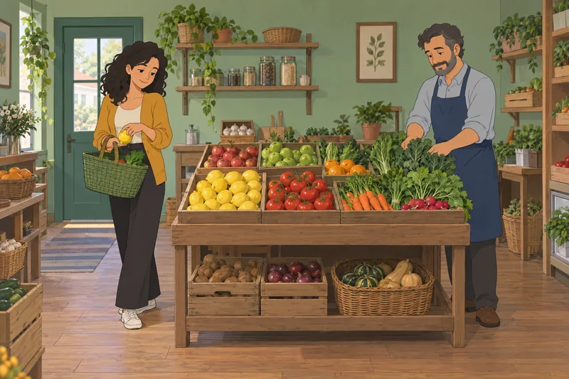 Quiz de personalidad muestra platos coloridos y curiosidad.