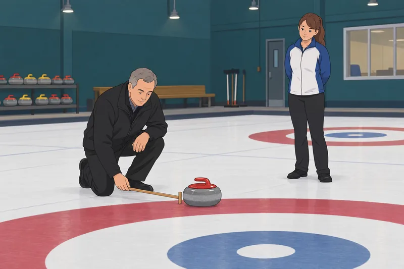 Favorite Sport Quiz: official studies a starting block.