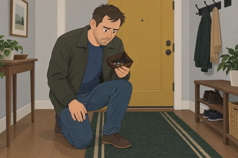 Financial Anxiety Quiz shows a calculator pause.
