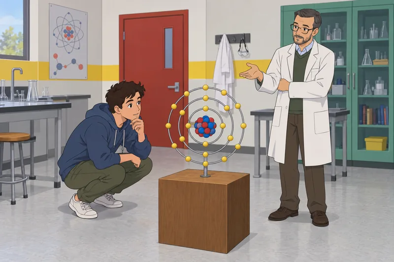 First 36 Elements connect with an atom model.