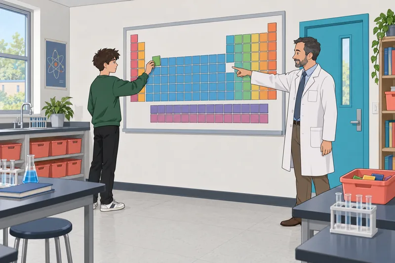 First 36 Elements appear in this classroom.