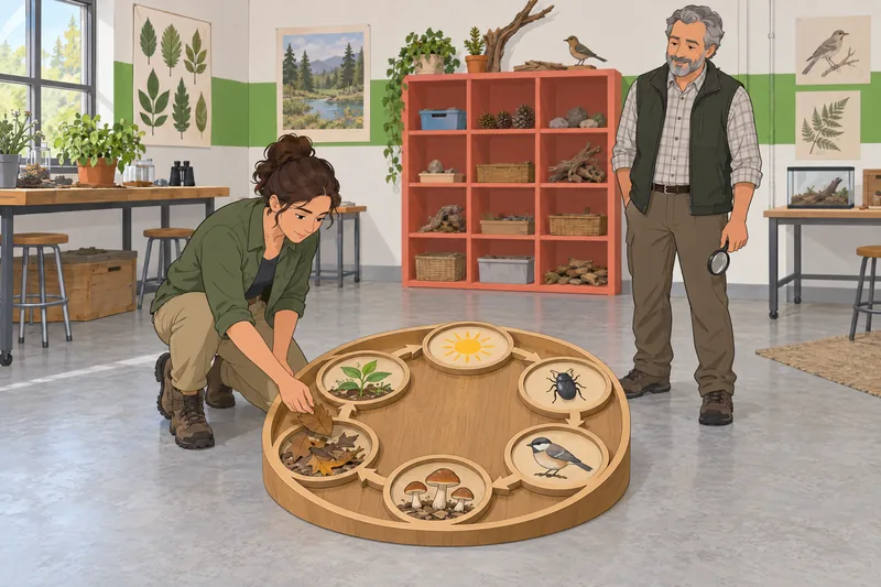 Food Chain Quiz reveals decomposer activity.