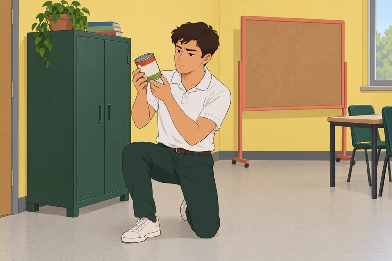 Food Label Quiz highlights a classroom label exercise.