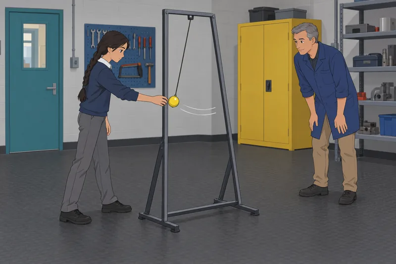 Force and Motion shows a swinging pendulum.
