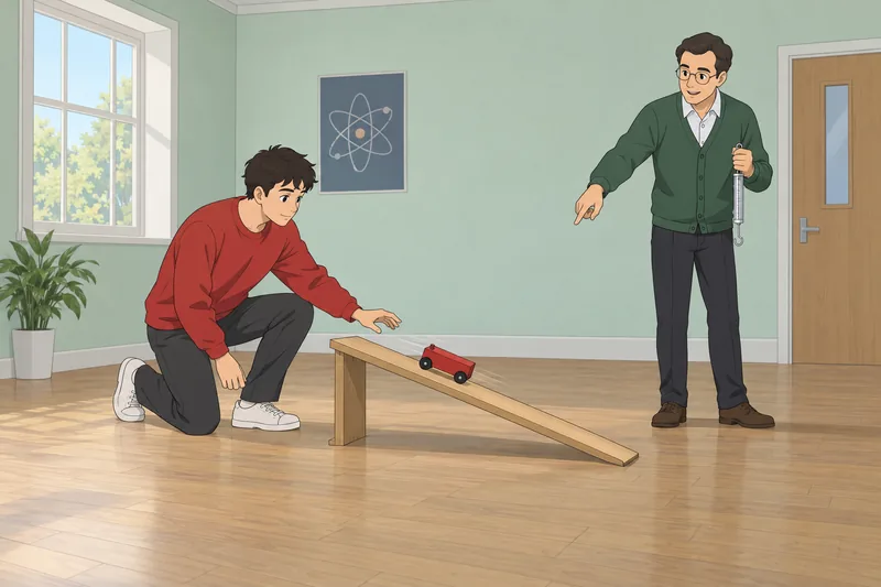 Force and Motion observed in class.