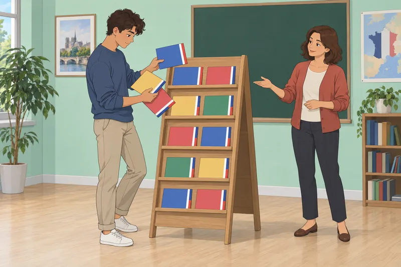 French Imparfait Quiz appears in a grammar classroom.