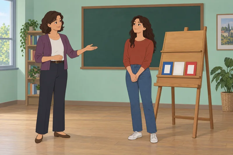 El aula presenta el cuestionario sobre el imparfait.