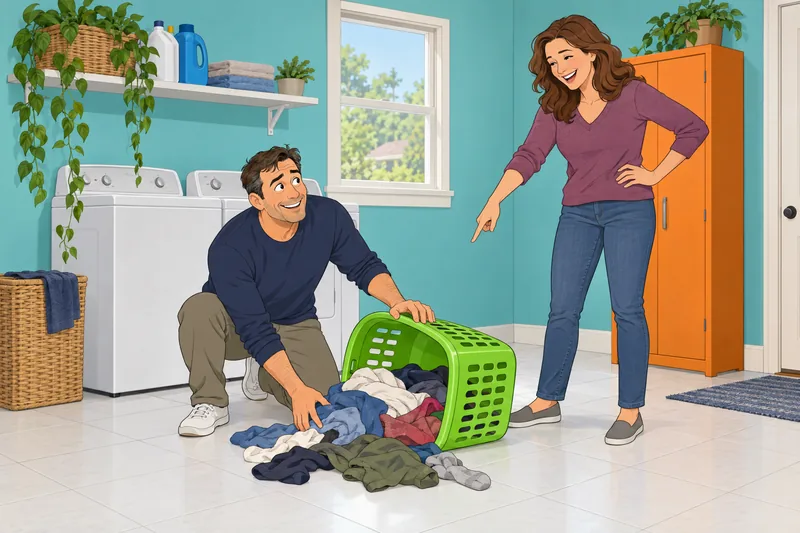 Funny Couples Quiz captures a playful recovery.