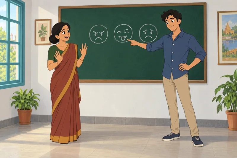 Aquí aparecen preguntas divertidas de un aula.