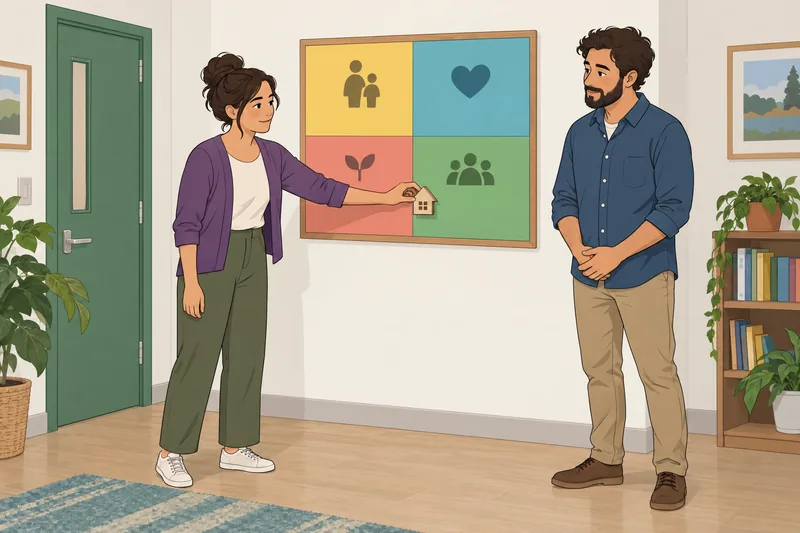 Future Family Quiz shows a calm home plan.
