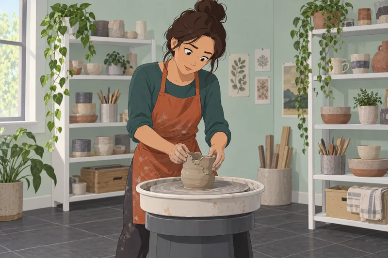 Creativity Questionnaire Test: a woman builds wooden blocks.