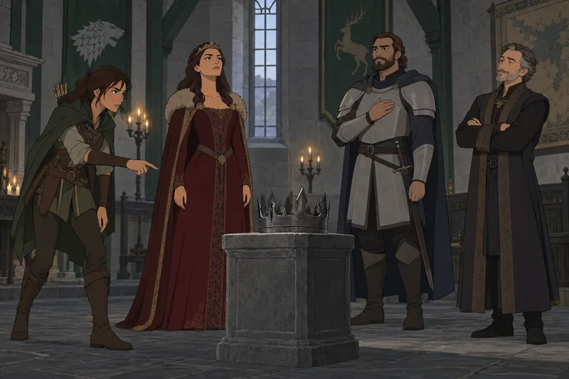 Game of Thrones envoy weighs a sealed decree.