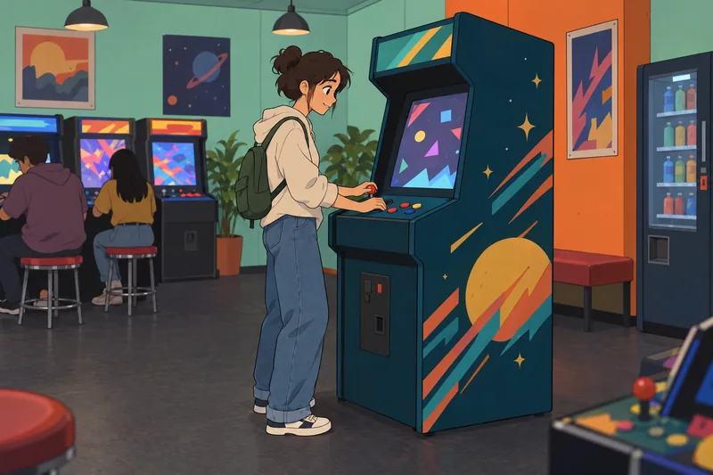 Gaming Motivation Scale shows focused arcade play.