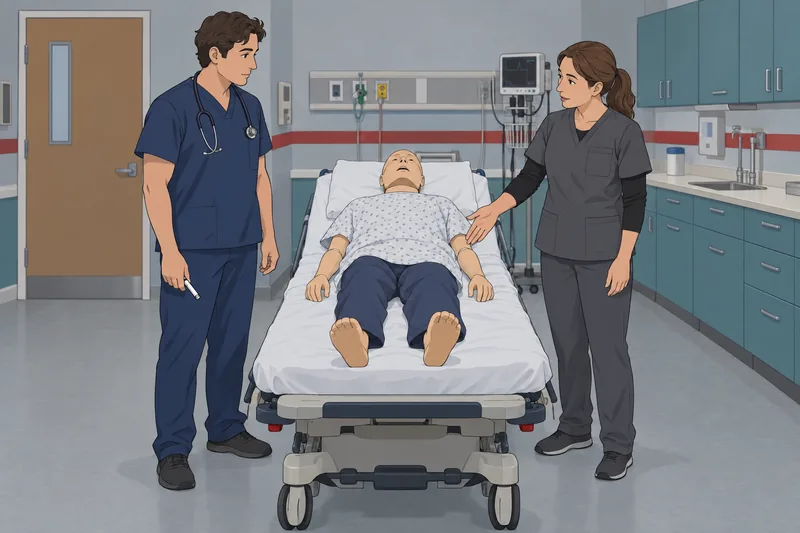 Escena del cuestionario sobre la GCS en clínica.