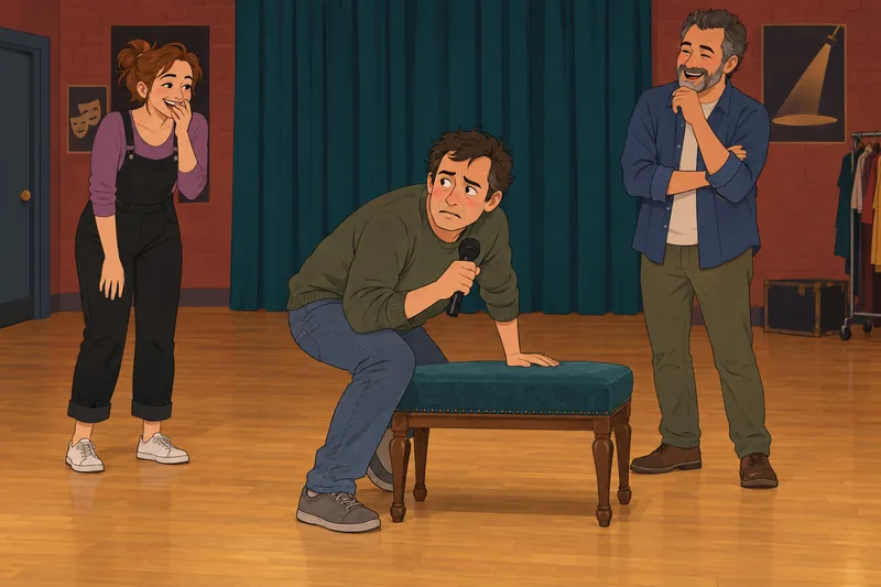 Gelotophobia Questionnaire (GELOPH-15) captures a tense microphone moment.