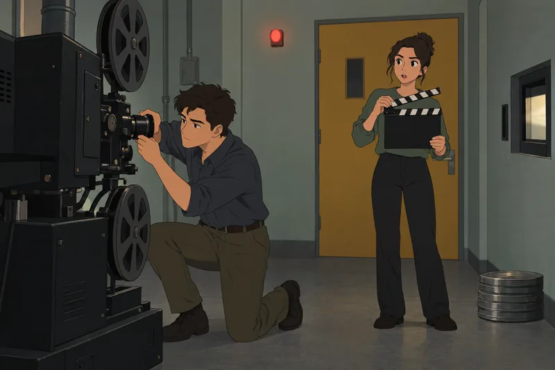 General Film Quiz features a student with clapperboard.