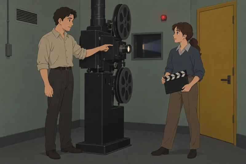 El cuestionario general de cine presenta una claqueta.