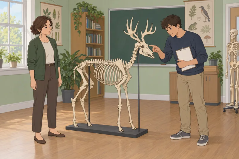 El cuestionario de conocimientos agrupa animales en clase.