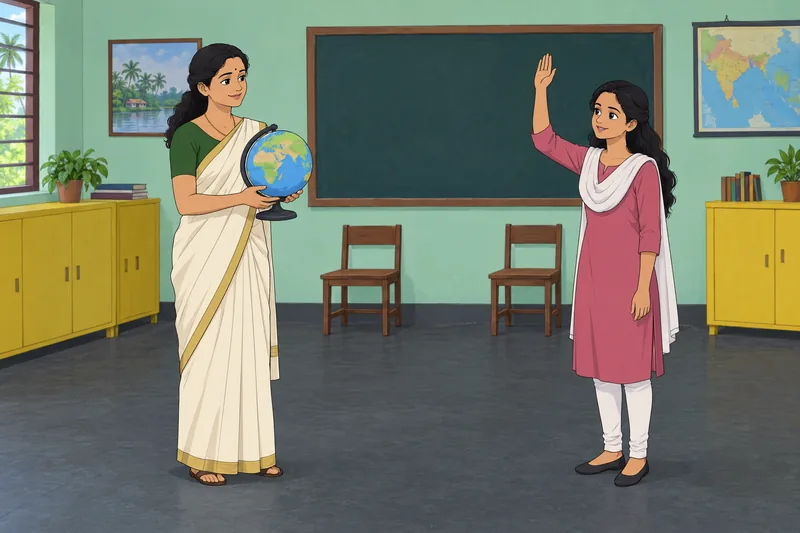 General Knowledge Quiz unfolds beside a globe.