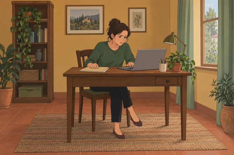 General Problematic Internet shows laptop hesitation.