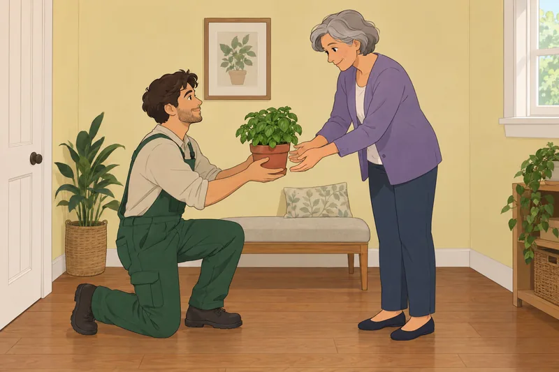 Generalized Trust Scale shows a plant being returned.