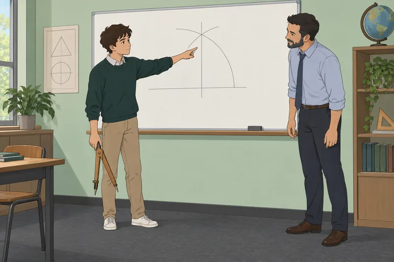 El cuestionario del capítulo muestra círculos en clase.