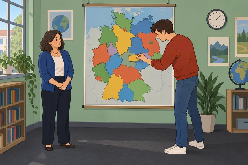 Este cuestionario sobre los estados muestra Alemania.