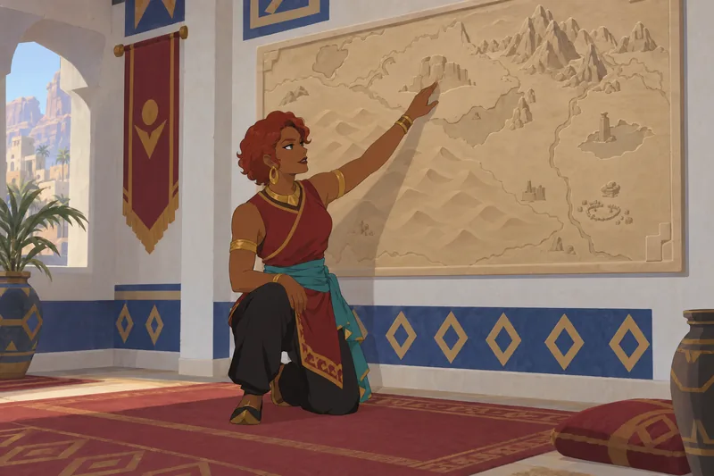 Gerudo Quiz knowledge unfolds around a clay tablet.