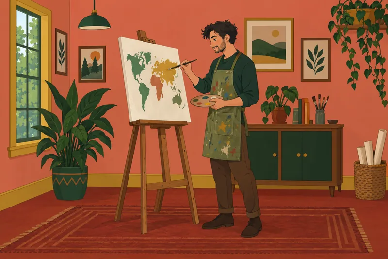Global Identity Scale: adult studies an unlabelled map.