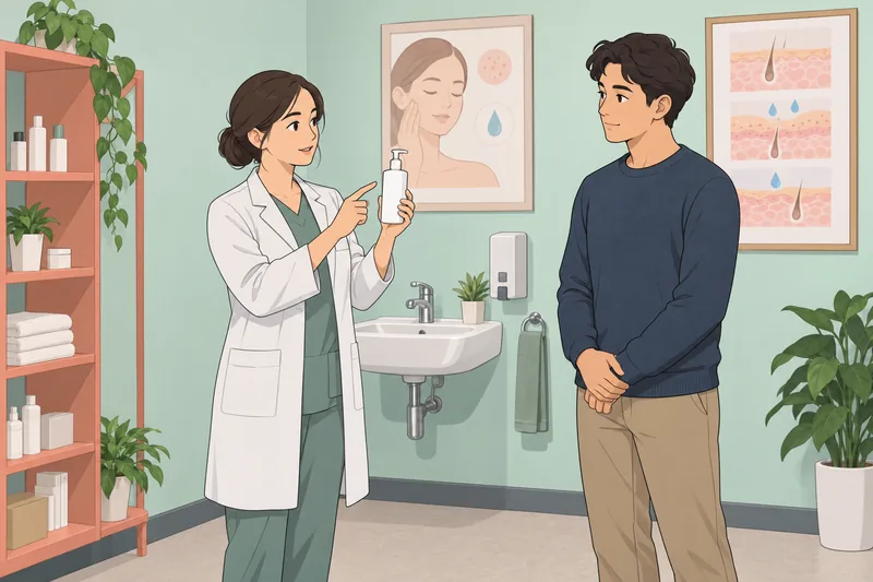 Glow Up Quiz shows safe cleanser use.