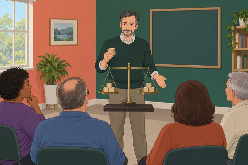 meta-Medio-Resultado en una sala clínica.