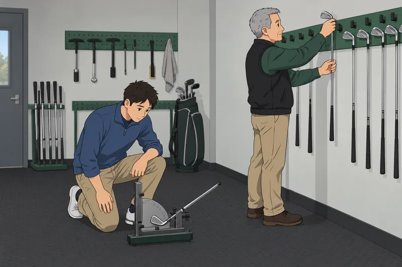 El cuestionario de golf muestra un palo revisado.