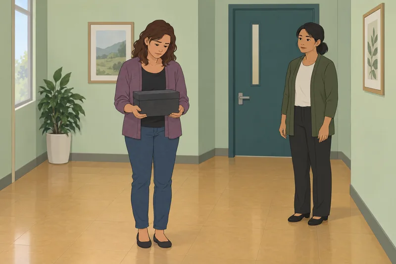 Grief Quiz shows an adult sorting a coat.