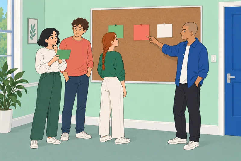 reflexividad grupal de la clase revisa proyectos.