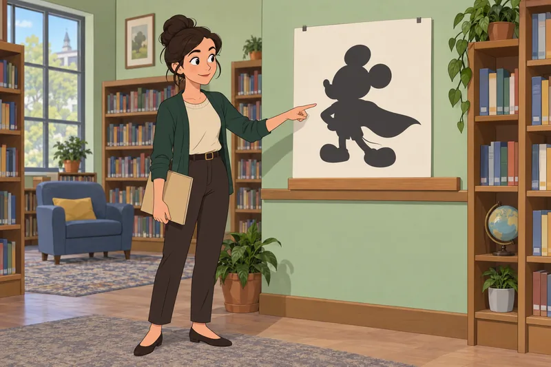 Guess the Disney quiz shows silhouette recognition.
