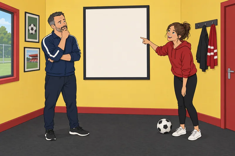 El cuestionario Adivina el examina un trofeo.