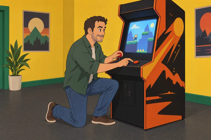 Guess the Game shows arcade cabinet recognition.