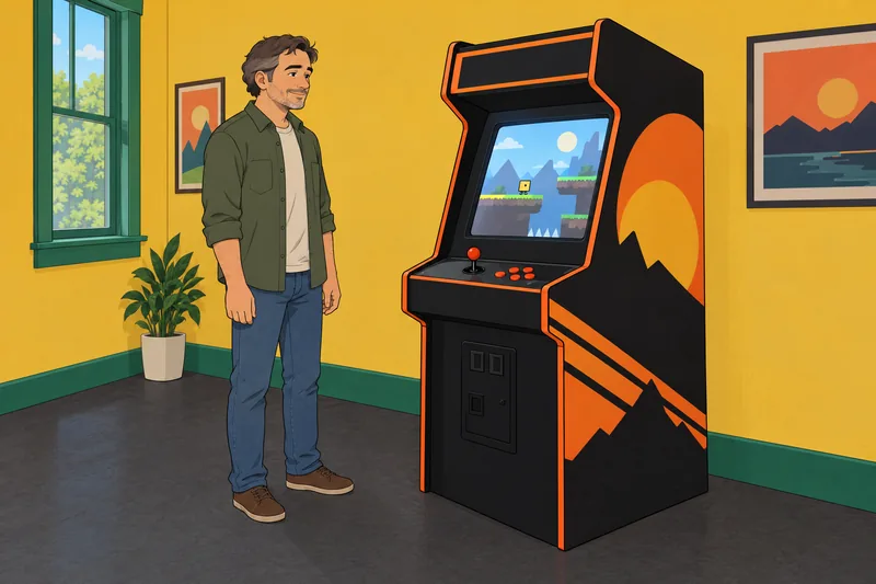 Quiz Adivina el muestra una máquina arcade.