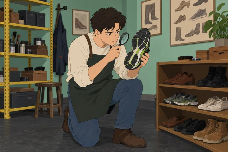 Guess the Shoe quiz focuses on sole details.