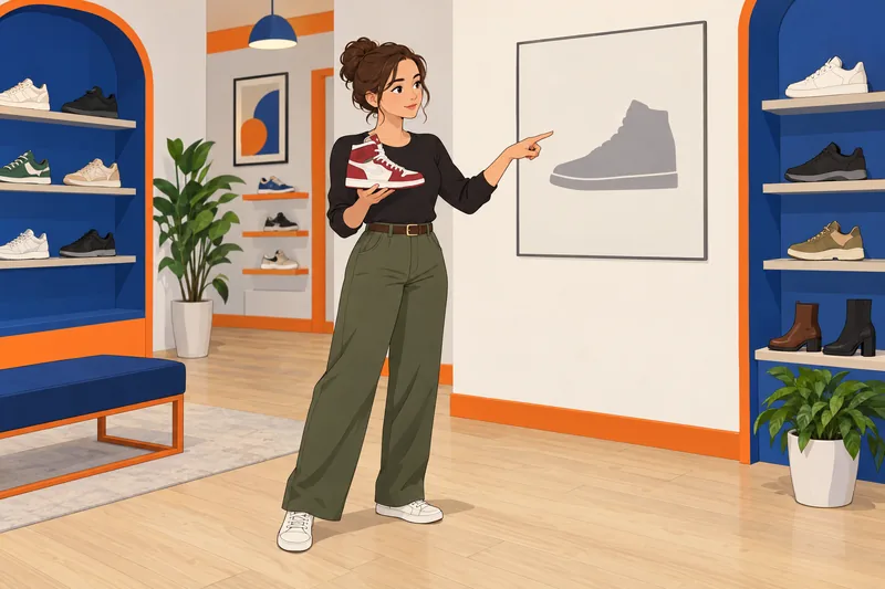 Guess the Shoe quiz shows a sneaker inspection.