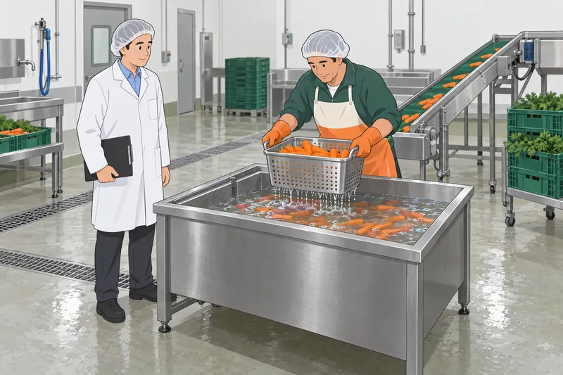 El cuestionario sobre HACCP muestra control térmico vegetal.
